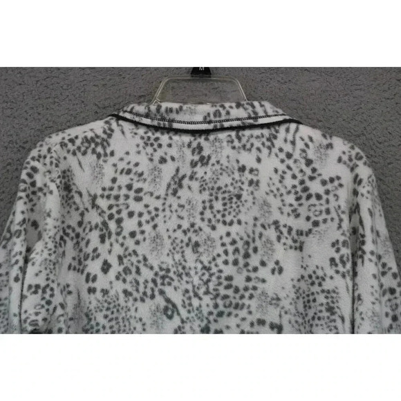 Ann Klein 2 Women's Two-Piece Mink Fleece Pajama Set-Size Medium - Picture 11 of 15